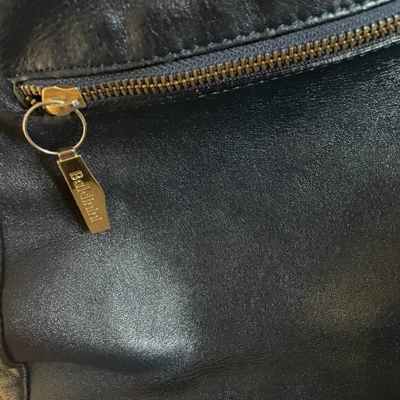 Baldinini perforated large navy leather bag - Picture 5 of 12